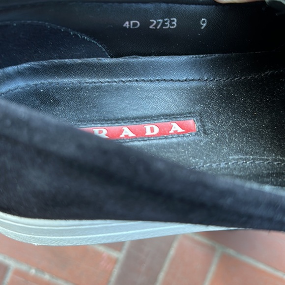 Prada, canvas and suede slip Ons. Worn good cond - Picture 5 of 5